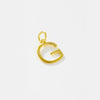Wholesale Women's S925 Sterling Silver Clavicle Chain Necklace With Glow Surface Letter A Z Text Design And 18K Gold Electroplating
