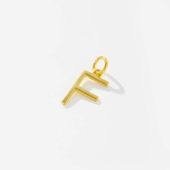 Wholesale Women's S925 Sterling Silver Clavicle Chain Necklace With Glow Surface Letter A Z Text Design And 18K Gold Electroplating