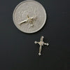 Wholesale Women's S925 Sterling Silver Cross Ochain Necklace With Geometric Pattern And Diamond Design