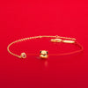 Wholesale Women's S925 Sterling Silver Cute Cow Zodiac Animal Woven Red Electroplated Bracelet
