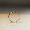 Wholesale Women's S925 Sterling Silver Cylindrical Geometric Stacked Ring Electroplated With 18K Champagne Gold And Rose Gold