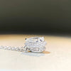 Wholesale Women's S925 Sterling Silver Drop Shape Pendant Ochain Necklace With Electroplating Minimalist Style