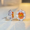 Wholesale Women's S925 Sterling Silver Earrings With Geometric Pattern And Electroplating Treatment