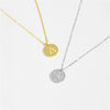 Wholesale Women's S925 Sterling Silver English Letter Necklace With Simple All Match Plain High Level Design Sense And Electroplating Process