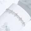 Wholesale Women's S925 Sterling Silver Fairy Bracelet With Star And Geometric Pattern Electroplated Light Luxury And Minimalist Style