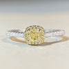 Wholesale Women's S925 Sterling Silver Flower And Geometric Pattern Ring With Electroplating