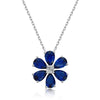 Wholesale Women's S925 Sterling Silver Flower Earrings With Diamond Design