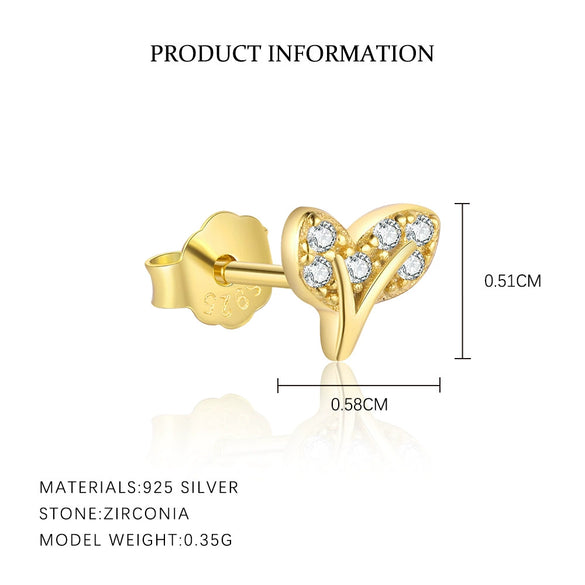 Wholesale Women's S925 Sterling Silver Flower Earrings With Zirconia Design