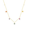 Wholesale Women's S925 Sterling Silver Four Leaf Clover Zirconium Fashion Clavicle Necklace With Cross Chain