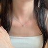 Wholesale Women's S925 Sterling Silver Fourleaf Clover Diamond Pendant Necklace 14K Goldplated