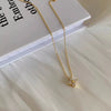 Wholesale Women's S925 Sterling Silver Fourleaf Clover Diamond Pendant Necklace 14K Goldplated