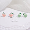 Wholesale Women's S925 Sterling Silver Fruit Shaped Dripping Oil Earrings