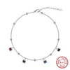Wholesale Women's S925 Sterling Silver Geometric Anklet Jewelry