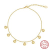 Wholesale Women's S925 Sterling Silver Geometric Anklets In Various Hotselling Styles
