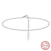 Wholesale Women's S925 Sterling Silver Geometric Anklets In Various Hotselling Styles