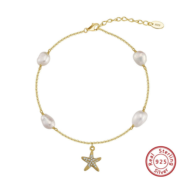 Wholesale Women's S925 Sterling Silver Geometric Anklets In Various Hotselling Styles