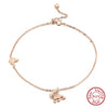 Wholesale Women's S925 Sterling Silver Geometric Anklets In Various Hotselling Styles