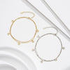 Wholesale Women's S925 Sterling Silver Geometric Anklets In Various Hotselling Styles