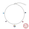 Wholesale Women's S925 Sterling Silver Geometric Anklets In Various Hotselling Styles