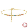 Wholesale Women's S925 Sterling Silver Geometric Anklets In Various Hotselling Styles