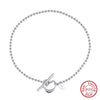Wholesale Women's S925 Sterling Silver Geometric Anklets In Various Hotselling Styles
