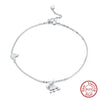Wholesale Women's S925 Sterling Silver Geometric Anklets In Various Hotselling Styles