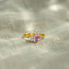 Wholesale Women's S925 Sterling Silver Geometric Butterfly Ring With Electroplating