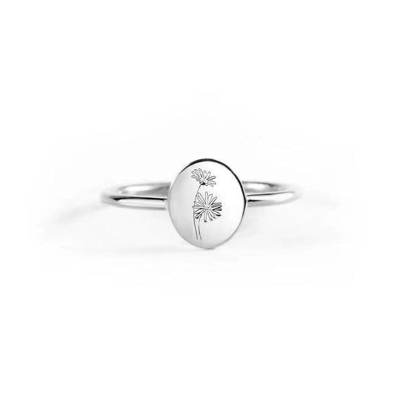 Wholesale Women's S925 Sterling Silver Geometric Carving Open Finger Ring With Electroplating