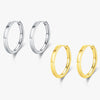 Wholesale Women's S925 Sterling Silver Geometric Design Electroplated Earrings