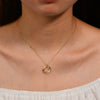 Wholesale Women's S925 Sterling Silver Geometric Diamond Cross Chain Clavicle Necklace