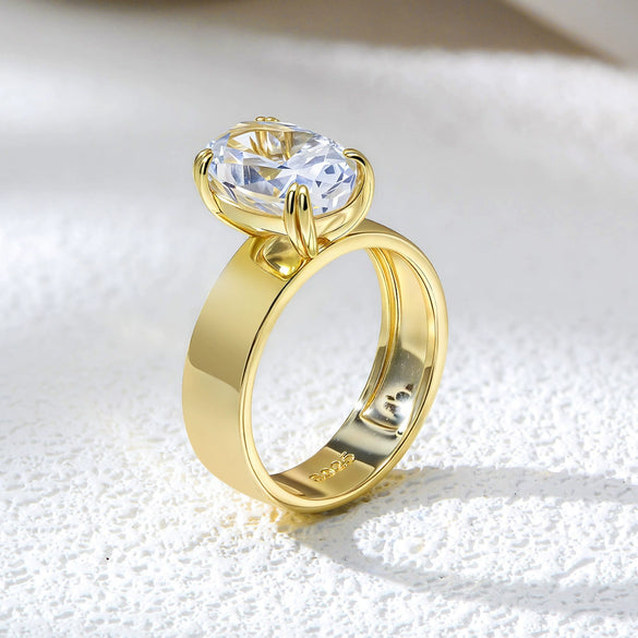 Wholesale Women's S925 Sterling Silver Geometric Diamond Cut Zircon Ring