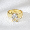 Wholesale Women's S925 Sterling Silver Geometric Diamond Cut Zircon Ring