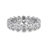 Wholesale Women's S925 Sterling Silver Geometric Diamond Design Electroplated Ring