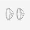 Wholesale Women's S925 Sterling Silver Geometric Earring With Electroplating Treatment