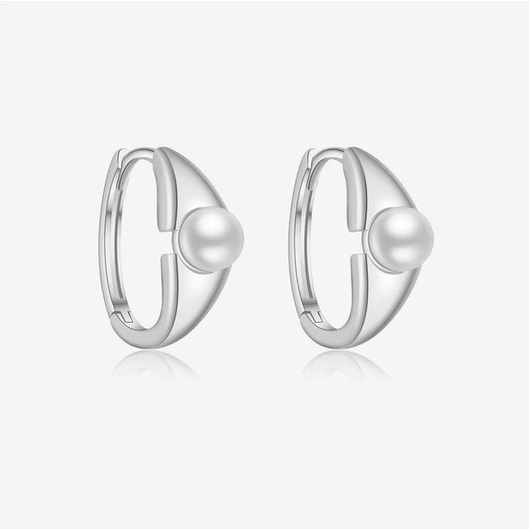 Wholesale Women's S925 Sterling Silver Geometric Earring With Electroplating Treatment