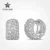 Wholesale Women's S925 Sterling Silver Geometric Earrings With Electroplating