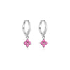 Wholesale Women's S925 Sterling Silver Geometric Earrings With Platinum Or 18K Gold Electroplating