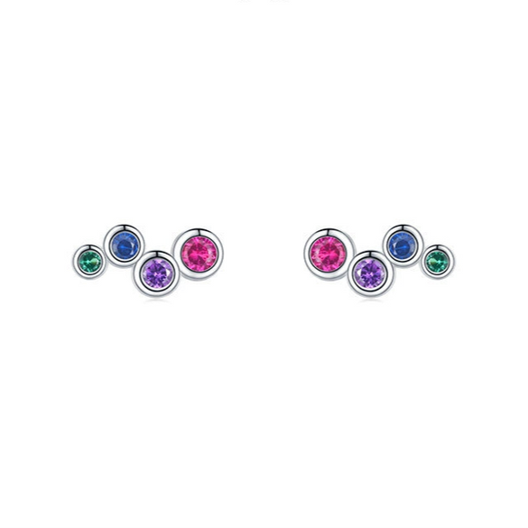 Wholesale Women's S925 Sterling Silver Geometric Earrings