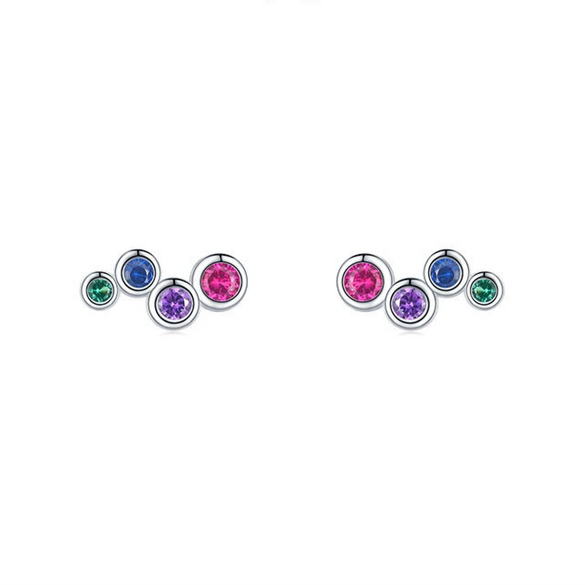 Wholesale Women's S925 Sterling Silver Geometric Earrings