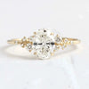 Wholesale Women's S925 Sterling Silver Geometric Egg Shaped Star Ring With Electroplating