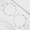 Wholesale Women's S925 Sterling Silver Geometric Gypsophila Anklet Jewelry