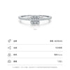 Wholesale Women's S925 Sterling Silver Geometric Inlaid Zircon Ring Set