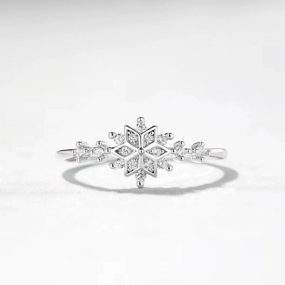 Wholesale Women's S925 Sterling Silver Geometric Light Hexagon Ring With Electroplating