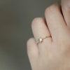 Wholesale Women's S925 Sterling Silver Geometric Light Hexagon Ring With Electroplating