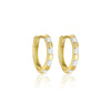 Wholesale Women's S925 Sterling Silver Geometric Micropaved Minimalist Light Luxury Earrings