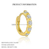 Wholesale Women's S925 Sterling Silver Geometric Micropaved Minimalist Light Luxury Earrings