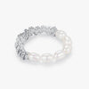 Wholesale Women's S925 Sterling Silver Geometric Niche Style Adjustable Ring
