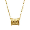 Wholesale Women's S925 Sterling Silver Geometric Original Design Electroplated Honeycomb Small Waist Clavicle Link Necklace With O Word Chain