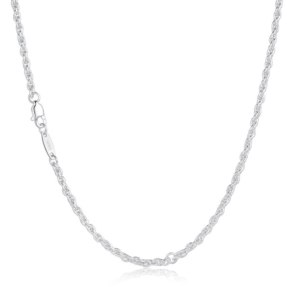 Wholesale Women's S925 Sterling Silver Geometric Pendant Ochain Necklace With Electroplating