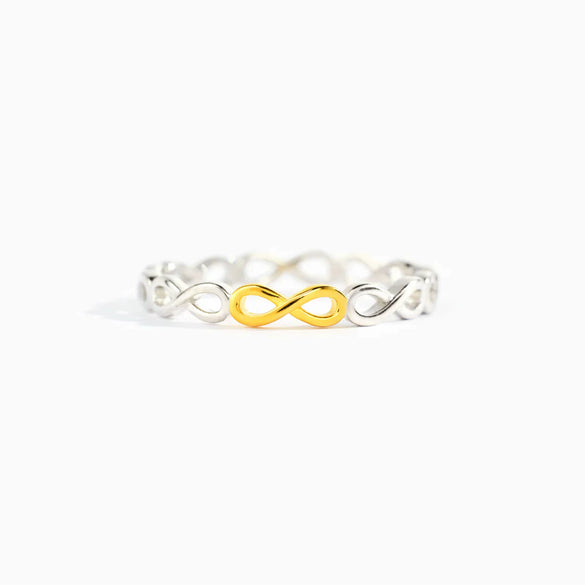 Wholesale Women's S925 Sterling Silver Geometric Ring With Electroplating